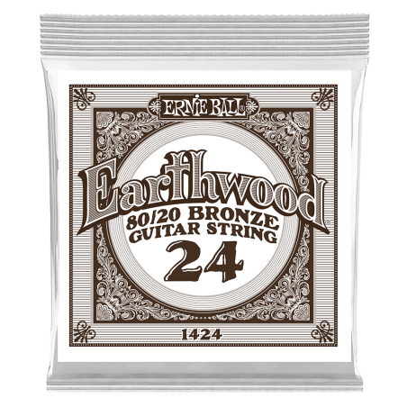 Ernie Ball 1424 Struna pojedyncza do gitary akustycznej .024 6 szt.