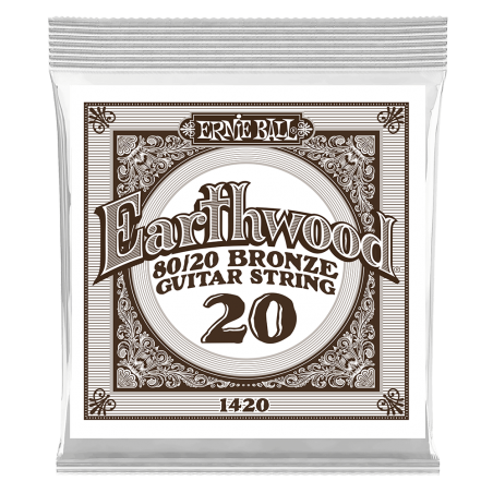 Ernie Ball 1420 Struna pojedyncza do gitary akustycznej .020 6 szt.