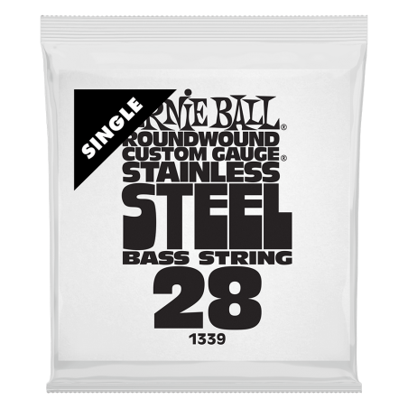 Ernie Ball 1339 Struna pojedyncza do gitary basowej .028W