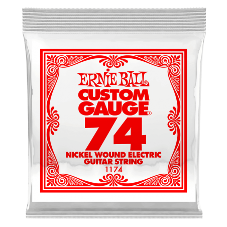 Ernie Ball 1174 Struna pojedyncza do gitary elektrycznej .074 3 szt.