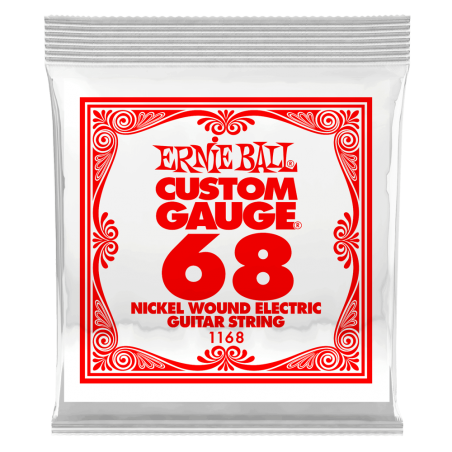 Ernie Ball 1168 Struna pojedyncza do gitary elektrycznej .068 3 szt.