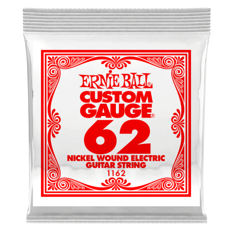 Ernie Ball 1162 Struna pojedyncza do gitary elektrycznej .062 3 szt.