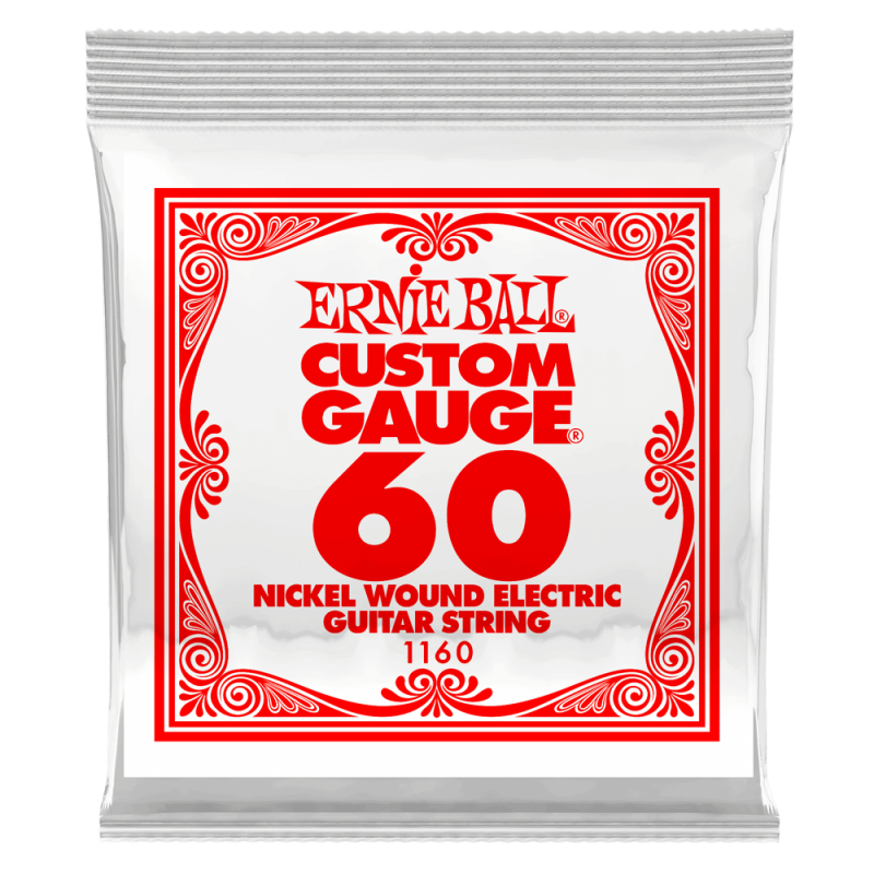 Ernie Ball 1160 Struna pojedyncza do gitary elektrycznej .060 3 szt. Ernie Ball 1160 Struna pojedyncza do gitary elektrycznej .060 3 szt.