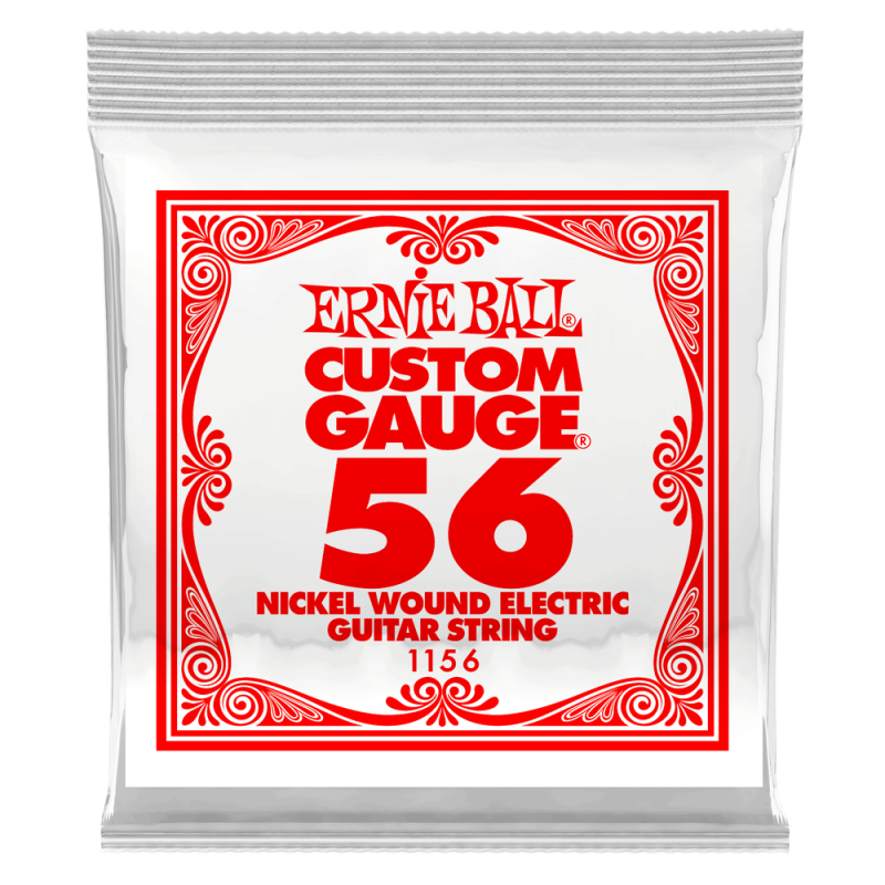 Ernie Ball 1156 Struna pojedyncza do gitary elektrycznej .056 6 szt. Ernie Ball 1156 Struna pojedyncza do gitary elektrycznej .056 6 szt.
