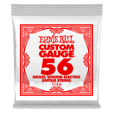 Ernie Ball 1156 Struna pojedyncza do gitary elektrycznej .056 6 szt.