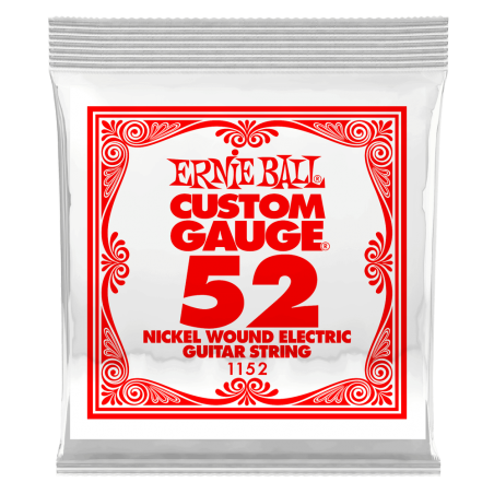 Ernie Ball 1152 Struna pojedyncza do gitary elektrycznej .052 6 szt.