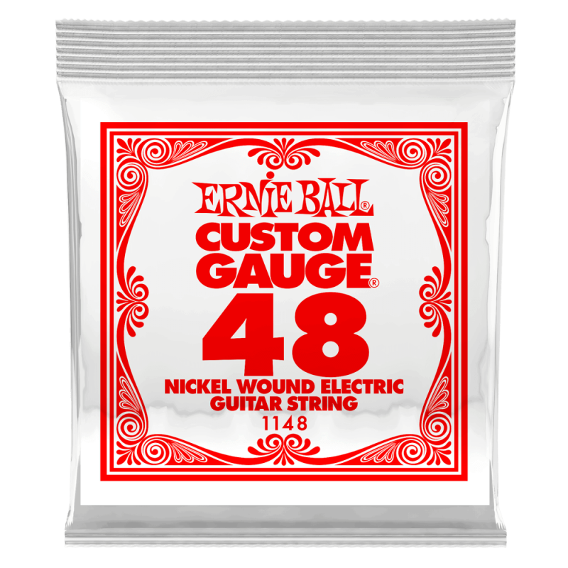 Ernie Ball 1148 Struna pojedyncza do gitary elektrycznej .048 6 szt. Ernie Ball 1148 Struna pojedyncza do gitary elektrycznej .048 6 szt.
