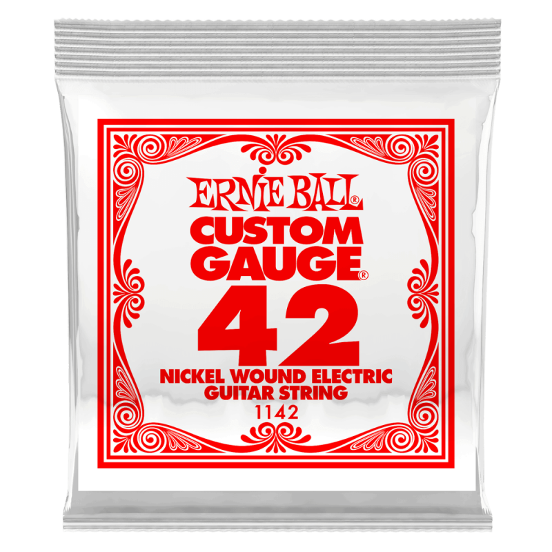 Ernie Ball 1142 Struna pojedyncza do gitary elektrycznej .042 6 szt. Ernie Ball 1142 Struna pojedyncza do gitary elektrycznej .042 6 szt.