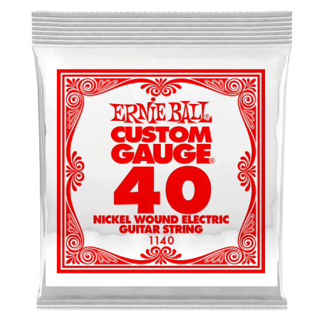 Ernie Ball 1140 Struna pojedyncza do gitary elektrycznej .040 6 szt.