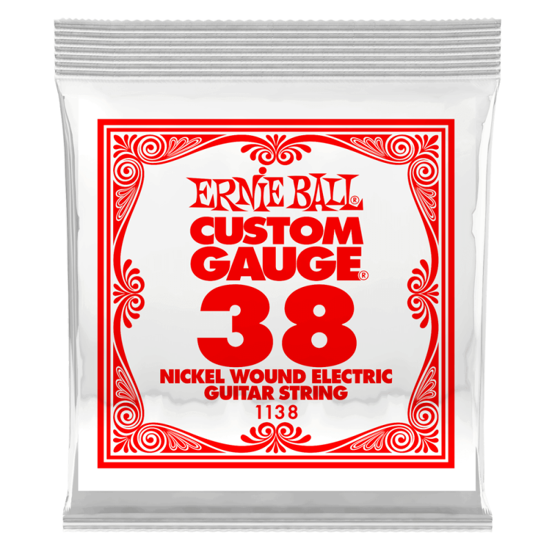 Ernie Ball 1138 Struna pojedyncza do gitary elektrycznej .038 6 szt. Ernie Ball 1138 Struna pojedyncza do gitary elektrycznej .038 6 szt.