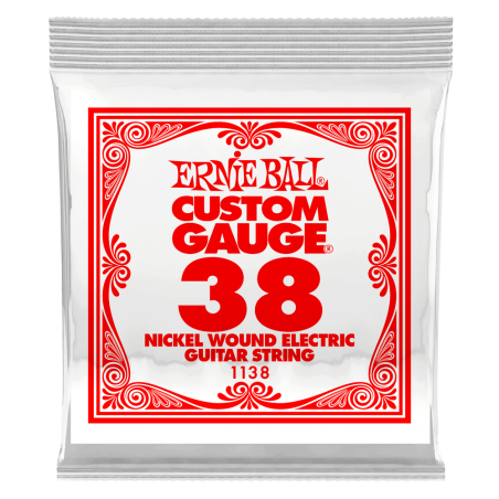 Ernie Ball 1138 Struna pojedyncza do gitary elektrycznej .038 6 szt.