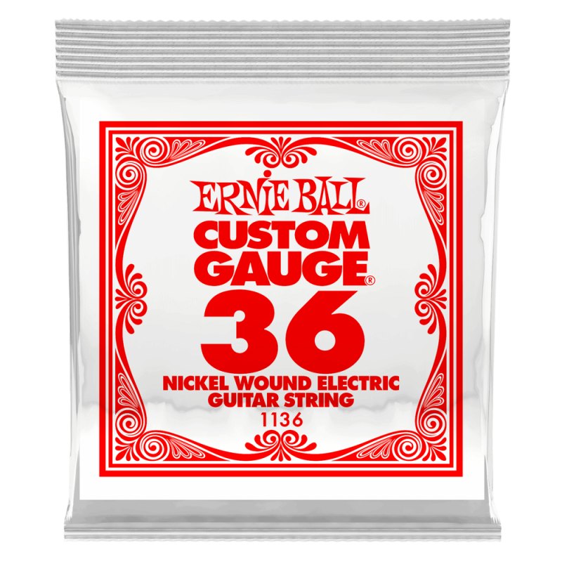 Ernie Ball 1136 Struna pojedyncza do gitary elektrycznej .036 6 szt. Ernie Ball 1136 Struna pojedyncza do gitary elektrycznej .036 6 szt.