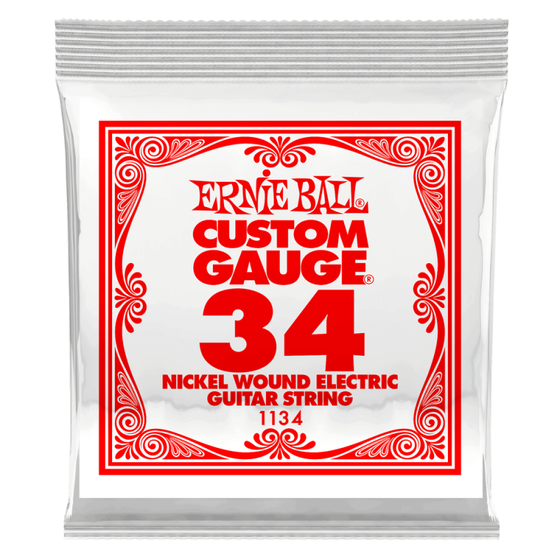 Ernie Ball 1134 Struna pojedyncza do gitary elektrycznej .034 6 szt. Ernie Ball 1134 Struna pojedyncza do gitary elektrycznej .034 6 szt.