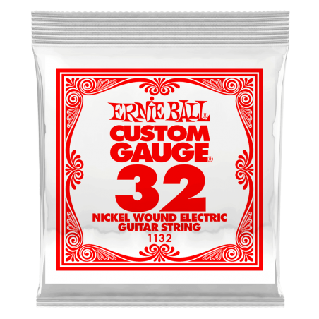 Ernie Ball 1132 Struna pojedyncza do gitary elektrycznej .032 6 szt.