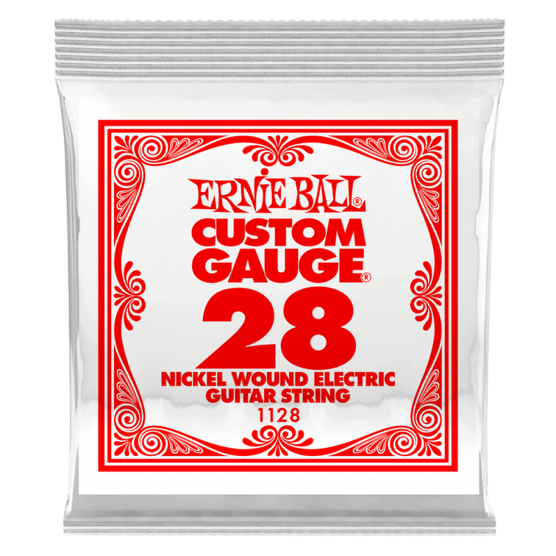 Ernie Ball 1128 Struna pojedyncza do gitary elektrycznej .028 6 szt. Ernie Ball 1128 Struna pojedyncza do gitary elektrycznej .028 6 szt.