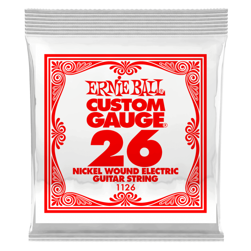 Ernie Ball 1126 Struna pojedyncza do gitary elektrycznej .026 6 szt. Ernie Ball 1126 Struna pojedyncza do gitary elektrycznej .026 6 szt.