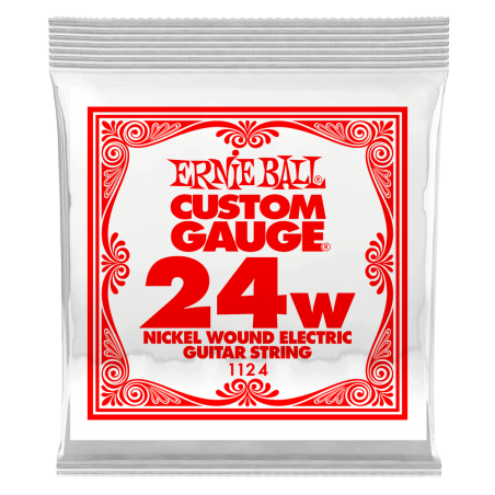 Ernie Ball 1124 Struna pojedyncza do gitary elektrycznej .024 6 szt.