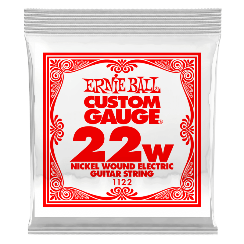 Ernie Ball 1122 Struna pojedyncza do gitary elektrycznej .022 6 szt. Ernie Ball 1122 Struna pojedyncza do gitary elektrycznej .022 6 szt.
