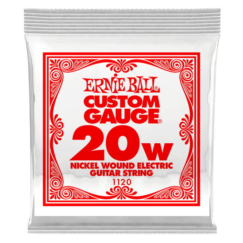 Ernie Ball 1120 Struna pojedyncza do gitary elektrycznej .020 6 szt. Ernie Ball 1120 Struna pojedyncza do gitary elektrycznej .020 6 szt.