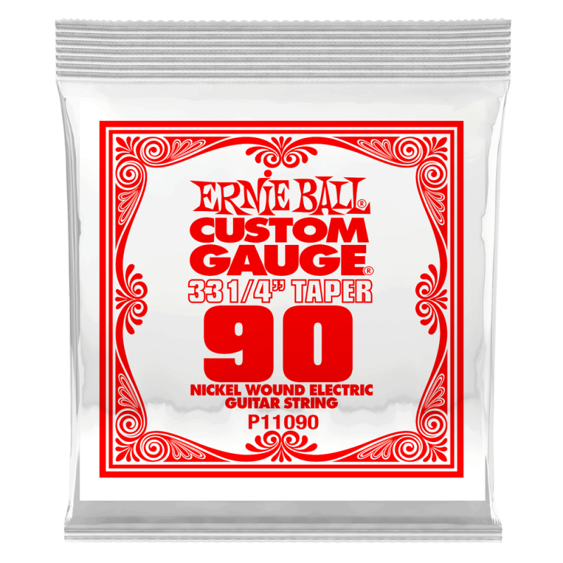 Ernie Ball 11090 Struna pojedyncza do gitary elektrycznej .090 3 szt. Ernie Ball 11090 Struna pojedyncza do gitary elektrycznej .090 3 szt.
