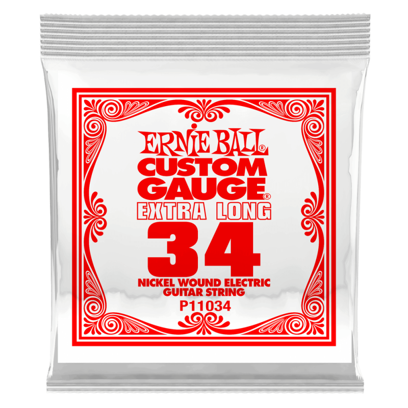 Ernie Ball 11034 Struna pojedyncza do gitary elektrycznej .034 6 szt. Ernie Ball 11034 Struna pojedyncza do gitary elektrycznej .034 6 szt.