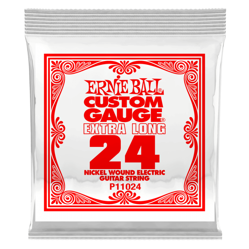 Ernie Ball 11024 Struna pojedyncza do gitary elektrycznej .024 6 szt. Ernie Ball 11024 Struna pojedyncza do gitary elektrycznej .024 6 szt.