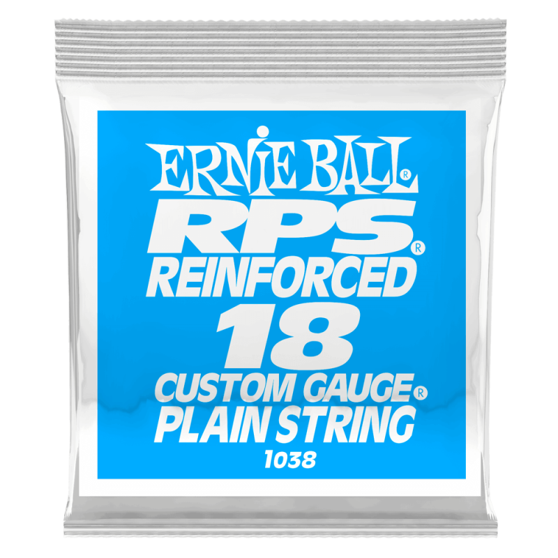 Ernie Ball 1038 Struna pojedyncza do gitary elektrycznej .018 6 szt. Ernie Ball 1038 Struna pojedyncza do gitary elektrycznej .018 6 szt.