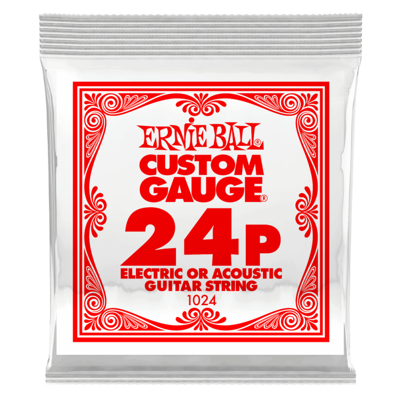 Ernie Ball 1024 Struna pojedyncza do gitary elektrycznej .024 6 szt. Ernie Ball 1024 Struna pojedyncza do gitary elektrycznej .024 6 szt.