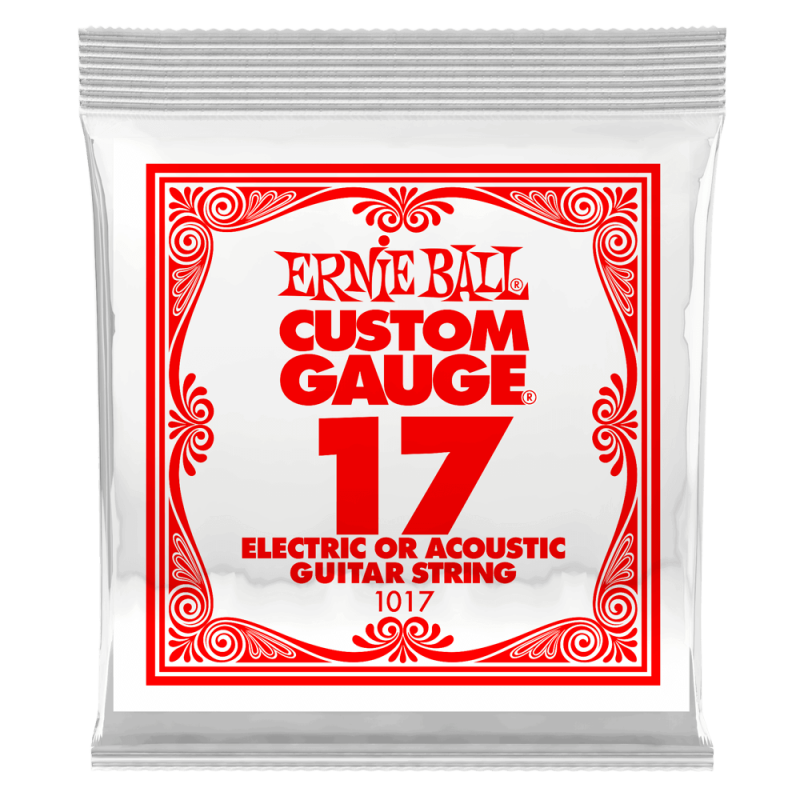 Ernie Ball 1017 Struna pojedyncza do gitary elektrycznej .017 6 szt. Ernie Ball 1017 Struna pojedyncza do gitary elektrycznej .017 6 szt.