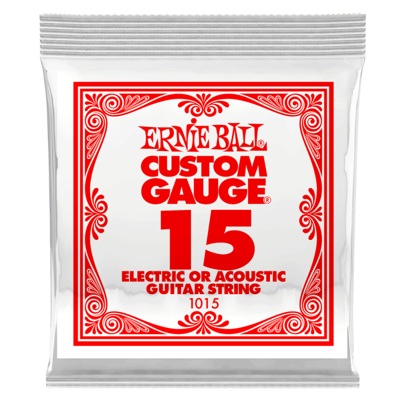 Ernie Ball 1015 Struna pojedyncza do gitary elektrycznej .015 6 szt. Ernie Ball 1015 Struna pojedyncza do gitary elektrycznej .015 6 szt.