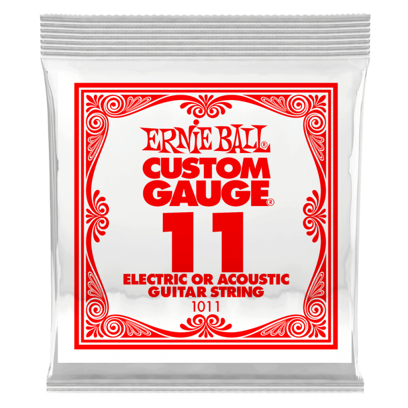 Ernie Ball 1011 Struna pojedyncza do gitary elektrycznej .011 6 szt. Ernie Ball 1011 Struna pojedyncza do gitary elektrycznej .011 6 szt.