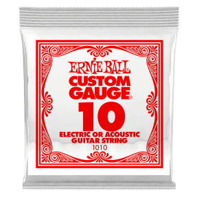 Ernie Ball 1010 Struna pojedyncza do gitary elektrycznej .010 6 szt.