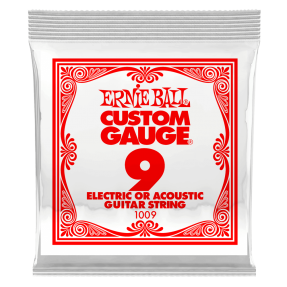 Ernie Ball 1009 Struna pojedyncza do gitary elektrycznej .009 6 szt.