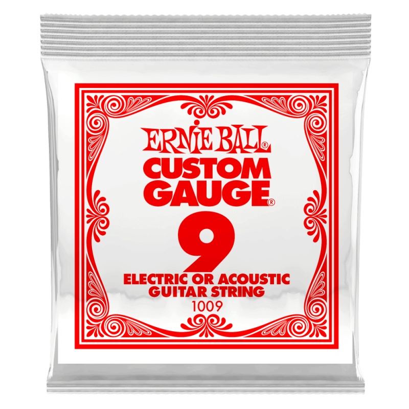 Ernie Ball 1009 Struna pojedyncza do gitary elektrycznej .009 6 szt. Ernie Ball 1009 Struna pojedyncza do gitary elektrycznej .009 6 szt.