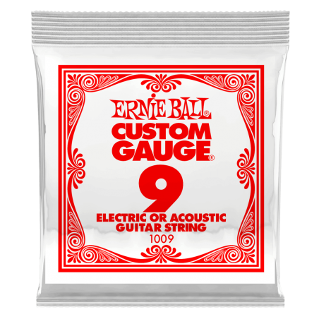 Ernie Ball 1009 Struna pojedyncza do gitary elektrycznej .009 6 szt.