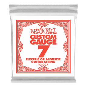 Ernie Ball 1007 Struna pojedyncza do gitary elektrycznej .007 6 szt.