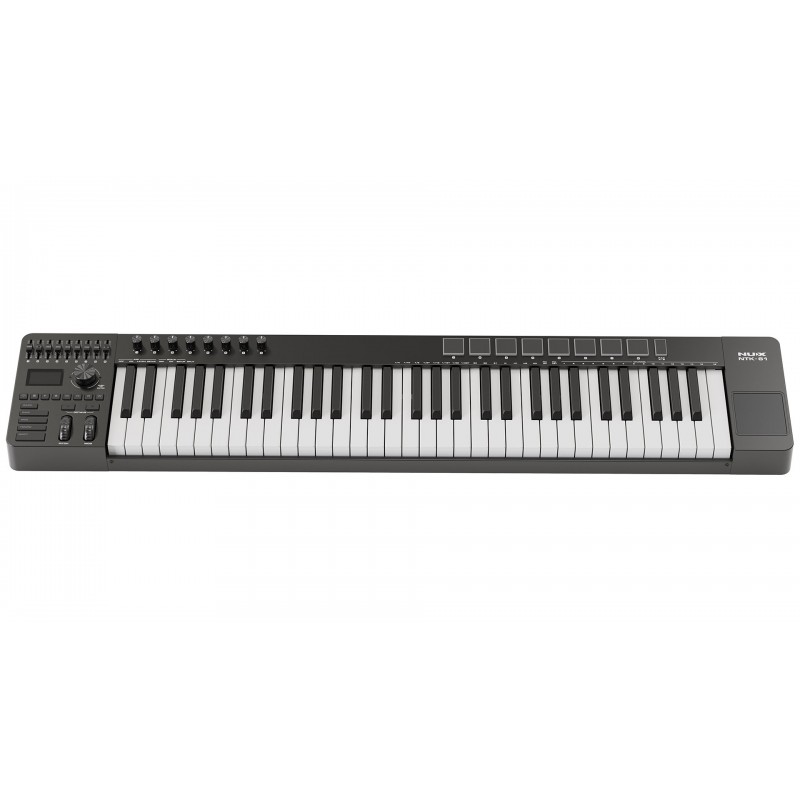 NUX NTK-61 Klawiatura sterująca MIDI USB - 2 - Klawiatury, Kontrolery MIDI - Klawiatura sterująca MIDI USB NUX NTK-61 z 61 autom NUX NTK-61 Klawiatura sterująca MIDI USB - 2 - Klawiatury, Kontrolery MIDI - Klawiatura sterująca MIDI USB NUX NTK-61 z 61 autom
