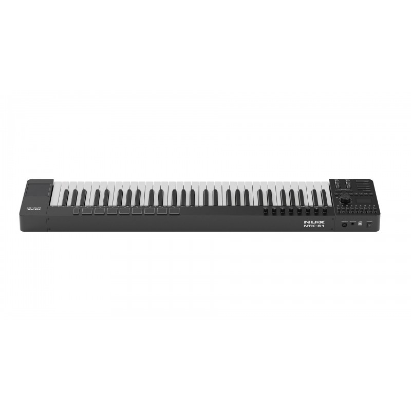 NUX NTK-61 Klawiatura sterująca MIDI USB - 5 - Klawiatury, Kontrolery MIDI - Klawiatura sterująca MIDI USB NUX NTK-61 z 61 autom NUX NTK-61 Klawiatura sterująca MIDI USB - 5 - Klawiatury, Kontrolery MIDI - Klawiatura sterująca MIDI USB NUX NTK-61 z 61 autom