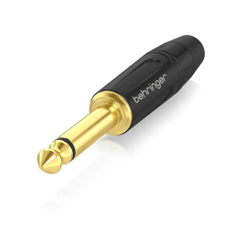 Behringer 4MG-BK Jack Mono 6,3 mm czarny/złoty - 2 - Złącza, wtyki, przejściówki - Behringer 4MG-BK – złącze jack mono 6,3 mm mę Behringer 4MG-BK Jack Mono 6,3 mm czarny/złoty - 2 - Złącza, wtyki, przejściówki - Behringer 4MG-BK – złącze jack mono 6,3 mm mę