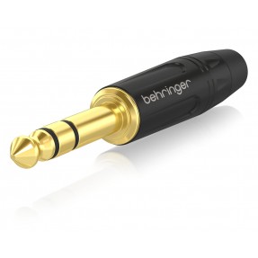 Behringer 4SG-BK Jack Stereo 6,3 mm czarny/złoty - 1 - Złącza, wtyki, przejściówki - Behringer 4SG-BK – złącze jack stereo 6,3 m