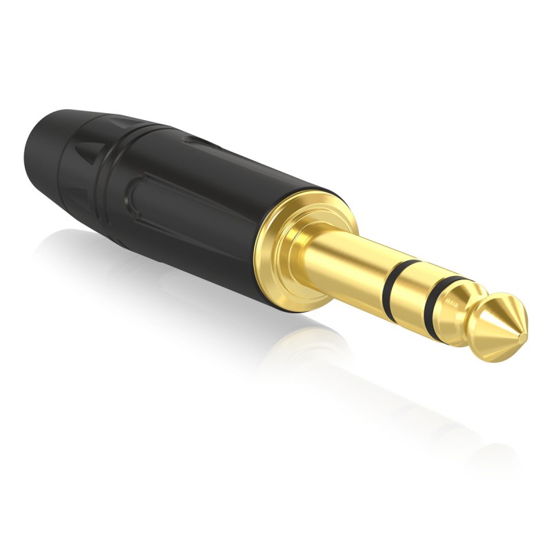 Behringer 4SG-BK Jack Stereo 6,3 mm czarny/złoty - 2 - Złącza, wtyki, przejściówki - Behringer 4SG-BK – złącze jack stereo 6,3 m Behringer 4SG-BK Jack Stereo 6,3 mm czarny/złoty - 2 - Złącza, wtyki, przejściówki - Behringer 4SG-BK – złącze jack stereo 6,3 m