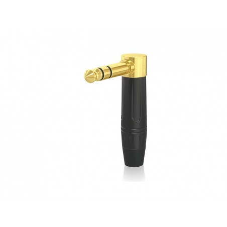 Behringer 4SGR-BK Jack kątowy Stereo 6,3 mm czarny/złoty - 1 - Złącza, wtyki, przejściówki - Behringer 4SGR-BK Jack Kątowy Stere