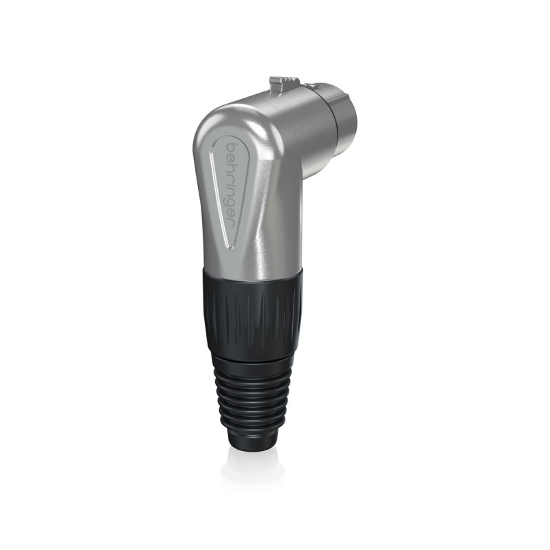 Behringer X3FR-SR XLR kątowy 3-pin żeński, srebrny - 2 - Złącza, wtyki, przejściówki - Behringer X3FR-SR – złącze XLR żeńskie ką