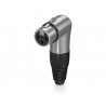 Behringer X3FR-SR XLR kątowy 3-pin żeński, srebrny - 3 - Złącza, wtyki, przejściówki - Behringer X3FR-SR – złącze XLR żeńskie ką