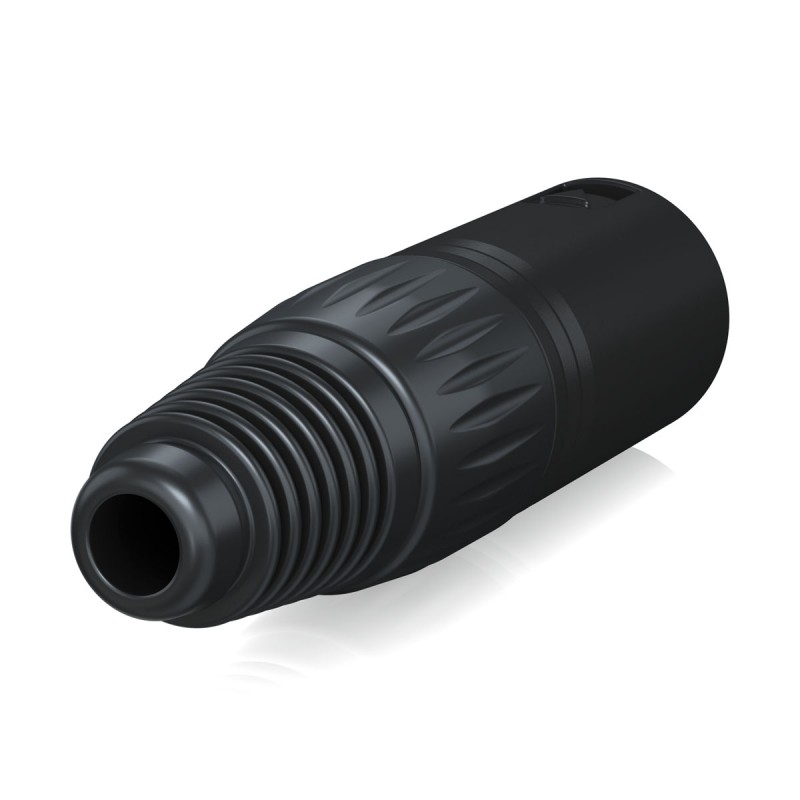 Behringer X3M-BK XLR 3-pin męski, czarny - 3 - Złącza, wtyki, przejściówki - Behringer X3M-BK– złącze XLR męskie w metalowej obu