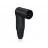 Behringer X3MR-BK XLR kątowy 3-pin męski, czarny - 2 - Złącza, wtyki, przejściówki - Behringer X3MR-BK – złącze XLR męskie kątow
