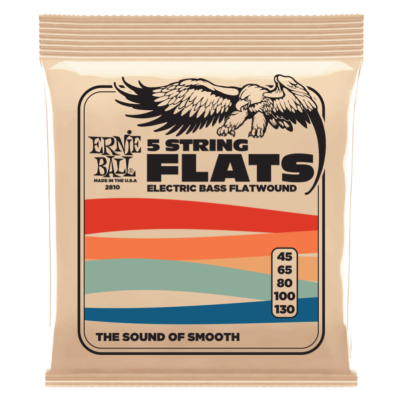 Ernie Ball EB2810 - struny do gitary basowej - 1 - Struny basowe - GROUP V Zestaw 5 strun do gitary basowej z serii FLATWOUND BA Ernie Ball EB2810 - struny do gitary basowej - 1 - Struny basowe - GROUP V Zestaw 5 strun do gitary basowej z serii FLATWOUND BA