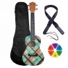Ukulele koncertowe Jeremi C3-KP + pokrowiec + pasek + kostki Ukulele koncertowe Jeremi C3-KP + pokrowiec + pasek + kostki