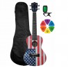 Ukulele koncertowe Jeremi C3-AM USA + pokrowiec + pasek + kostki Ukulele koncertowe Jeremi C3-AM USA + pokrowiec + pasek + kostki
