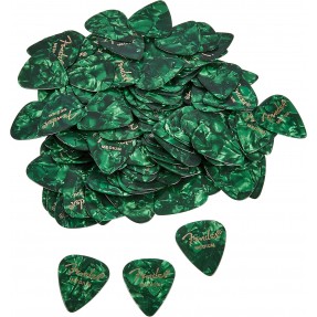 Fender Premium Celluloid Shape Picks, Medium, Green Moto, 144-Pack - kostka gitarowa 1 sztuka - 1 - Kostki gitarowe - Premium Ce